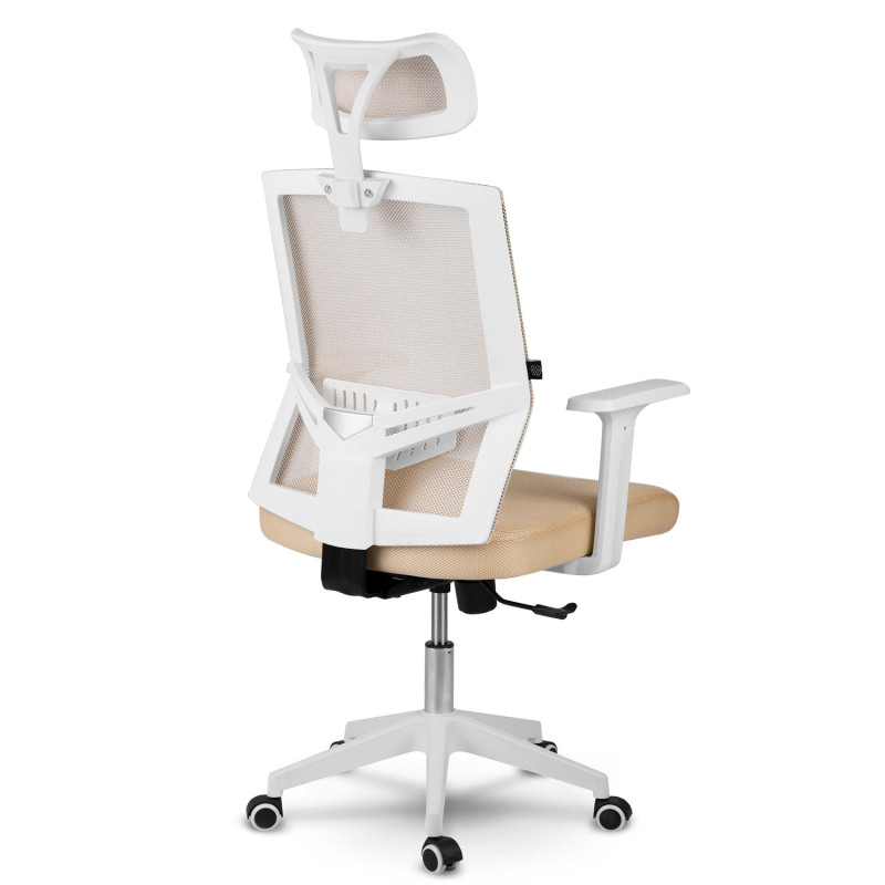 Sofotel Rotar smėlio spalvos mikrotinklo biuro fotelis