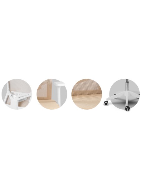 Sofotel Rotar smėlio spalvos mikrotinklo biuro fotelis Sofotel Rotar smėlio spalvos mikrotinklo biuro fotelis