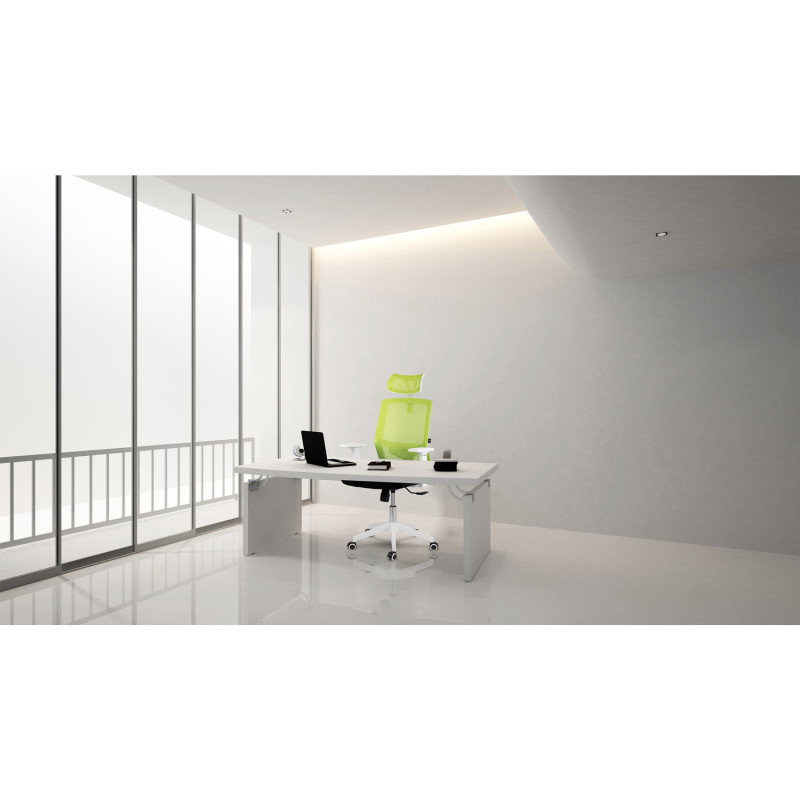 Žalia mikromesh biuro fotelis Sofotel Rotar