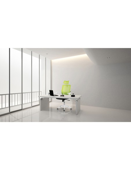 Žalia mikromesh biuro fotelis Sofotel Rotar Žalia mikromesh biuro fotelis Sofotel Rotar