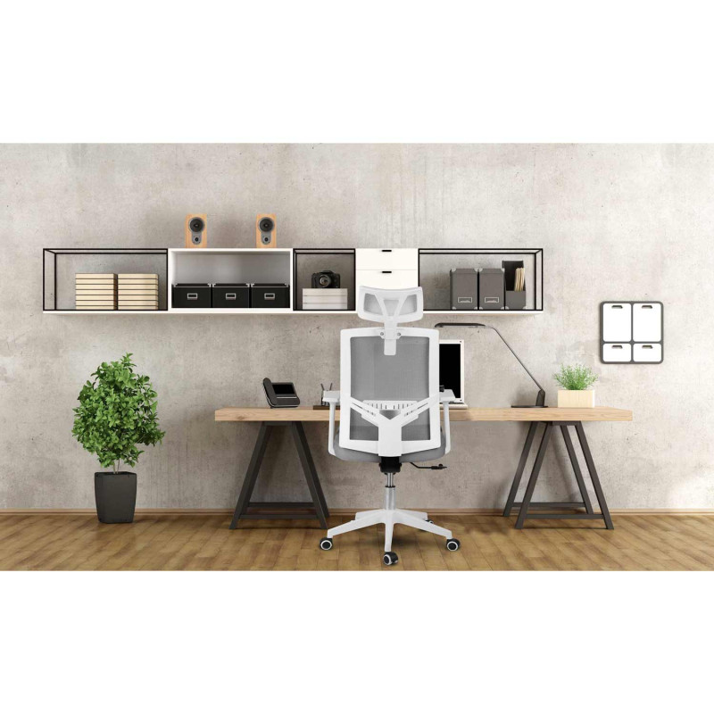 Sofotel Rotar pilkos spalvos mikrotinklo biuro fotelis