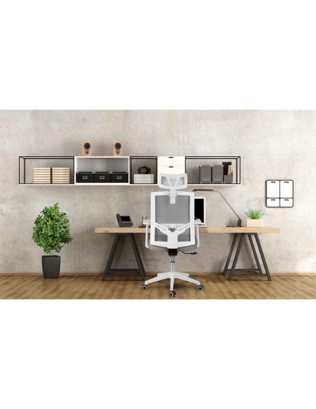 Sofotel Rotar pilkos spalvos mikrotinklo biuro fotelis Sofotel Rotar pilkos spalvos mikrotinklo biuro fotelis