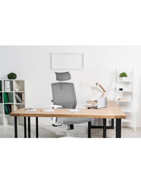 Sofotel Rotar pilkos spalvos mikrotinklo biuro fotelis Sofotel Rotar pilkos spalvos mikrotinklo biuro fotelis