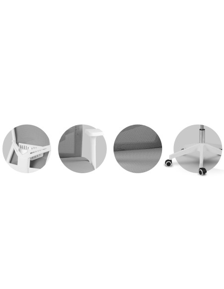 Sofotel Rotar pilkos spalvos mikrotinklo biuro fotelis Sofotel Rotar pilkos spalvos mikrotinklo biuro fotelis