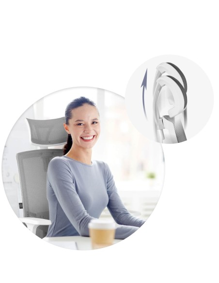 Sofotel Rotar pilkos spalvos mikrotinklo biuro fotelis Sofotel Rotar pilkos spalvos mikrotinklo biuro fotelis