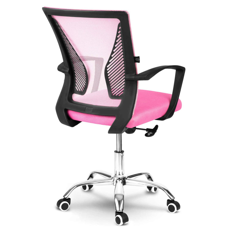 Sofotel Gontia mikromesh biuro fotelis rožinis