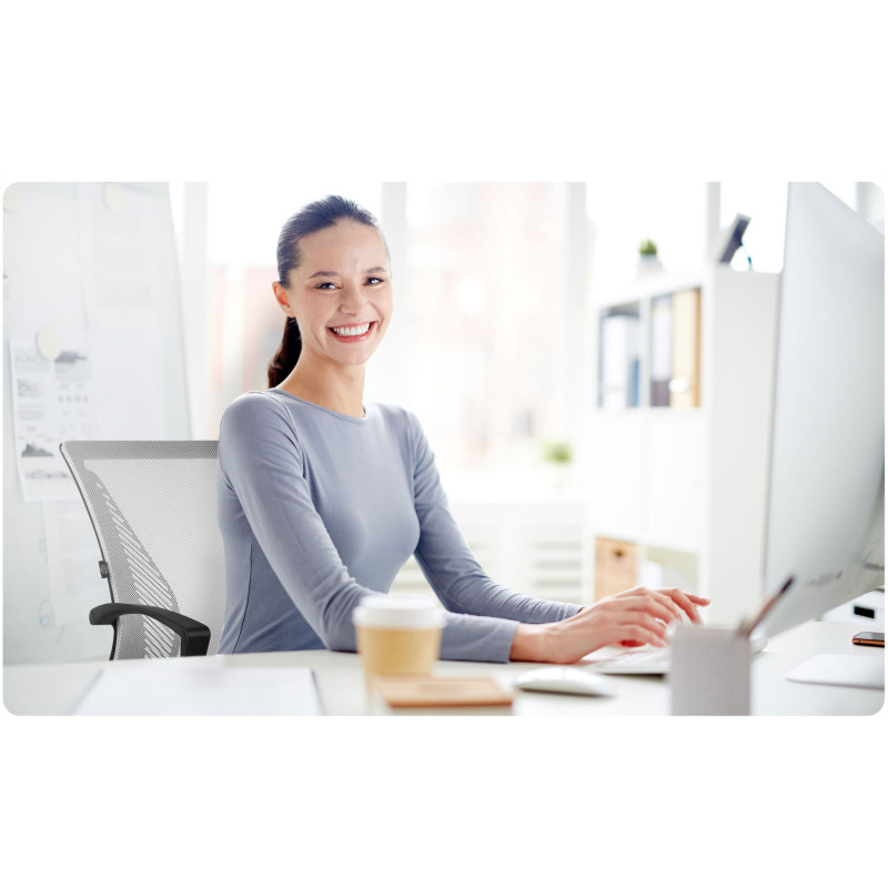 Sofotel Gontia pilkas mikrotinklo biuro fotelis