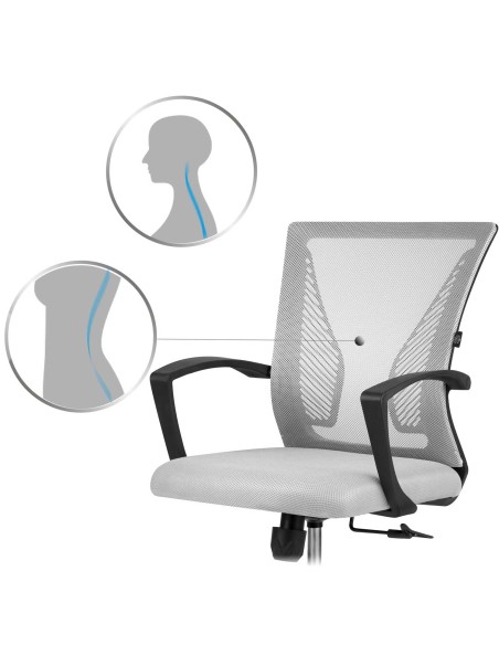 Sofotel Gontia pilkas mikrotinklo biuro fotelis Sofotel Gontia pilkas mikrotinklo biuro fotelis