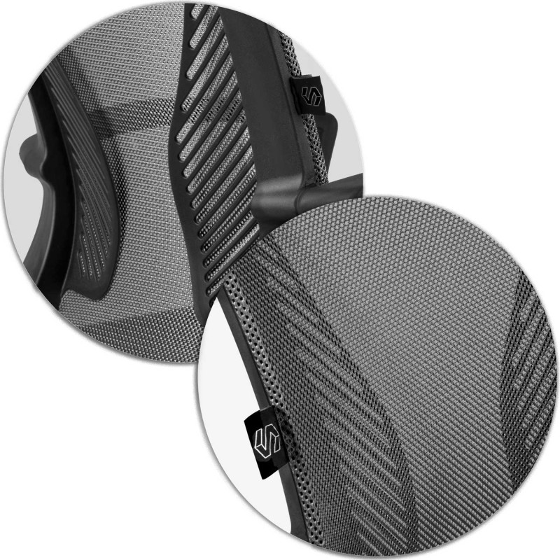 Sofotel Gontia juodas mikrotinklo biuro fotelis