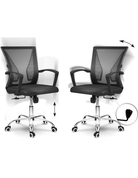 Sofotel Gontia juodas mikrotinklo biuro fotelis Sofotel Gontia juodas mikrotinklo biuro fotelis