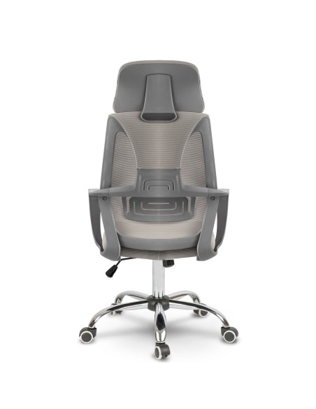 Praga mikromesh biuro fotelis - šviesiai pilkas Praga mikromesh biuro fotelis - šviesiai pilkas