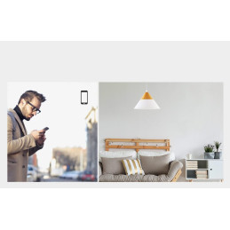 Trijų kanalų jutiklinės šviesos jungiklis WiFi mygtuko jungiklis 433MHz RF juodas T3EU3C-TX