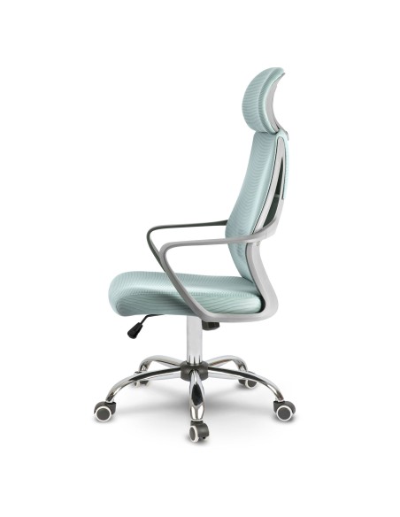 Praga mikromesh biuro fotelis - šviesiai mėlynas Praga mikromesh biuro fotelis - šviesiai mėlynas
