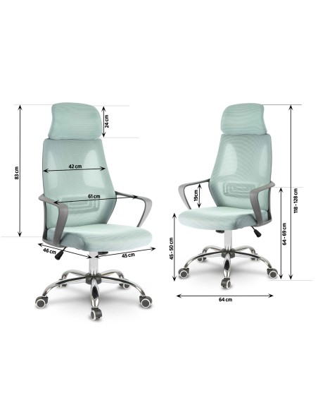 Praga mikromesh biuro fotelis - šviesiai mėlynas Praga mikromesh biuro fotelis - šviesiai mėlynas