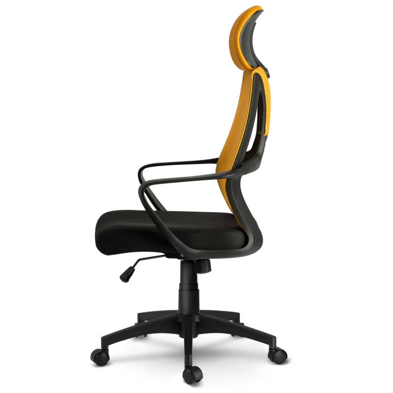 Praga micromesh biuro kėdė - geltona
