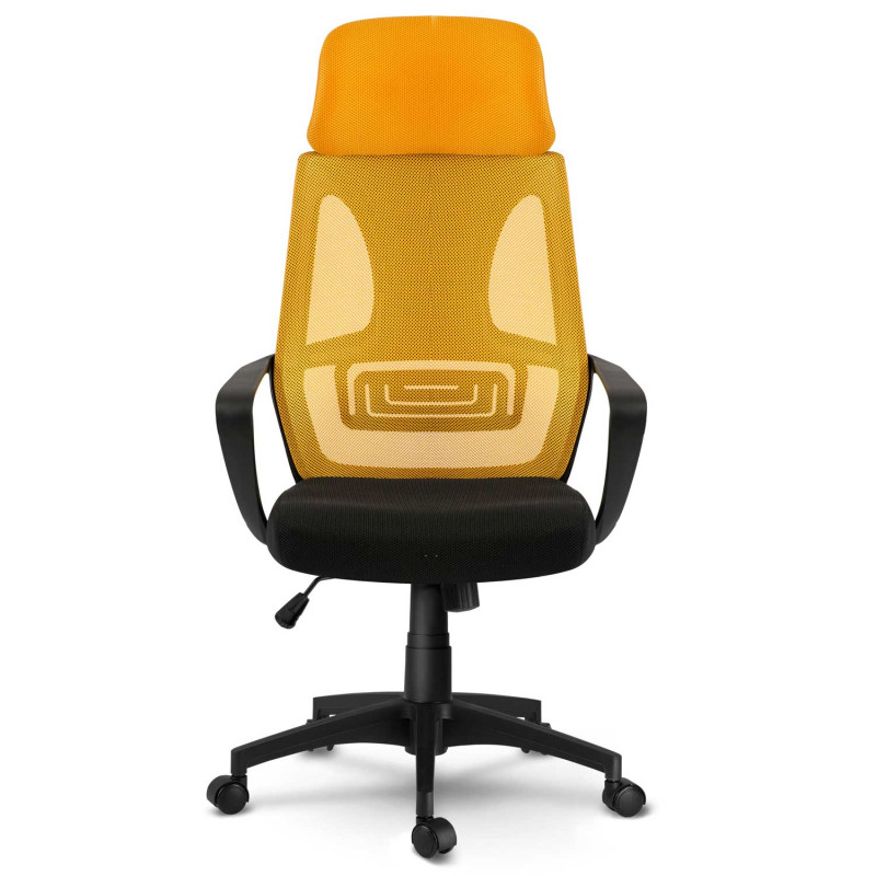 Praga micromesh biuro kėdė - geltona