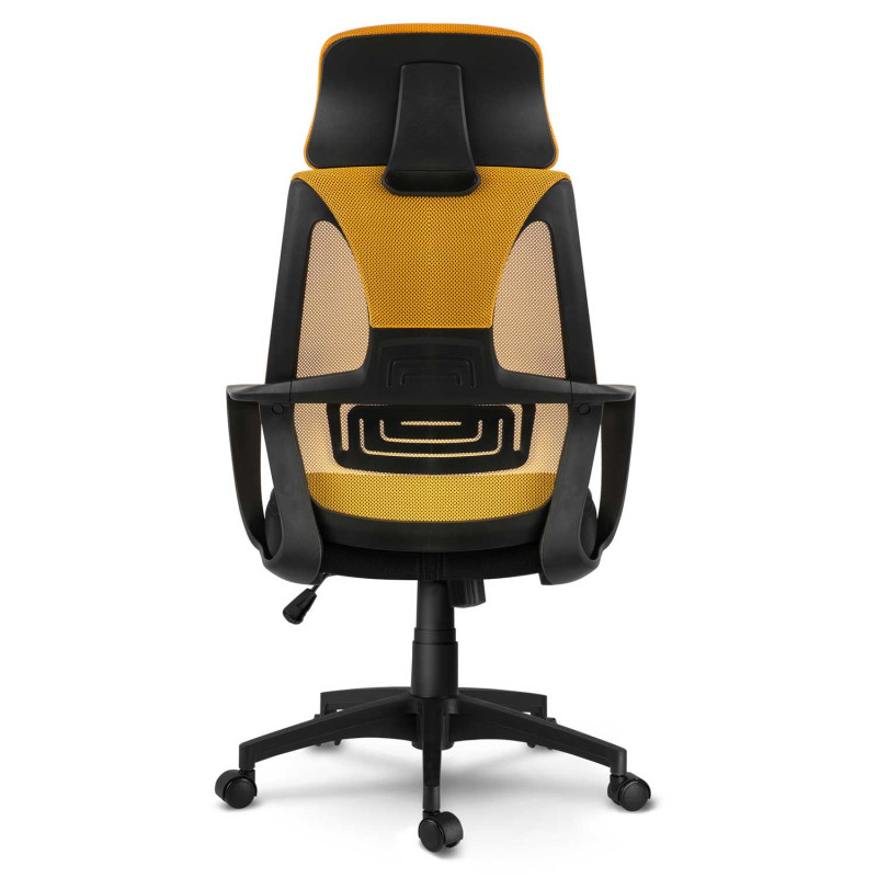 Praga micromesh biuro kėdė - geltona