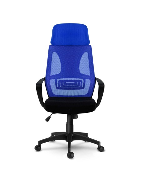 Praga mikromesh biuro fotelis - mėlynas Praga mikromesh biuro fotelis - mėlynas