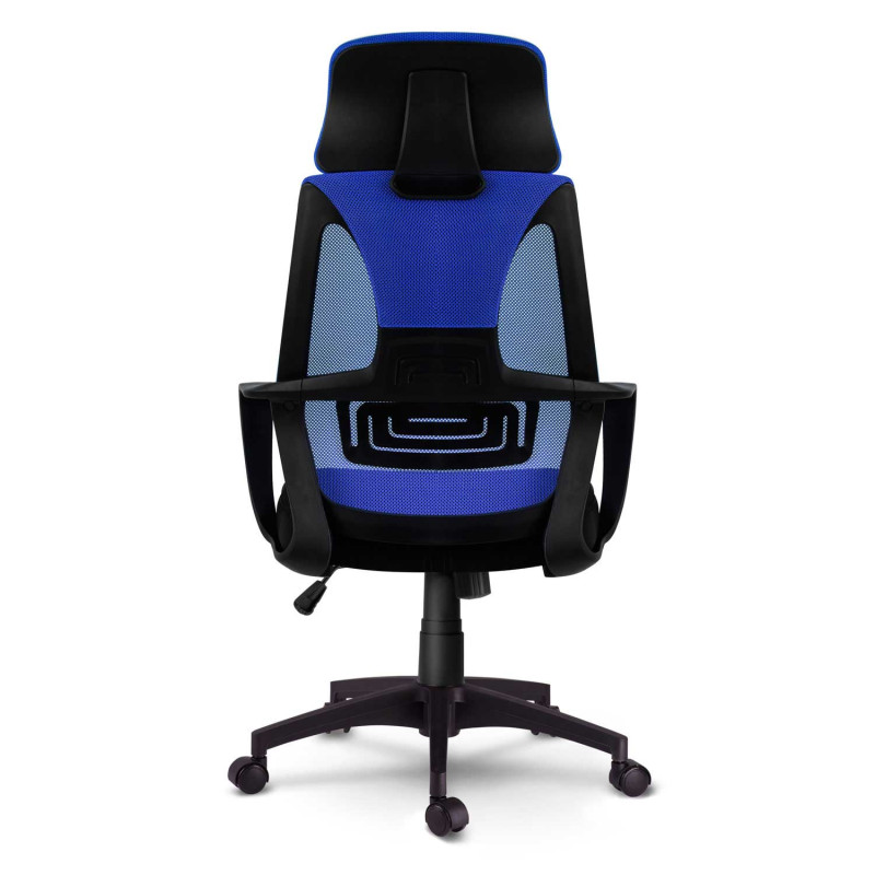 Praga mikromesh biuro fotelis - mėlynas