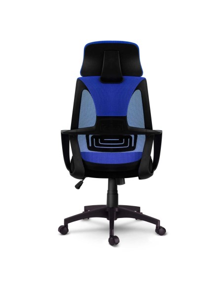 Praga mikromesh biuro fotelis - mėlynas Praga mikromesh biuro fotelis - mėlynas