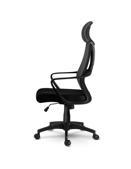 Praga mikromesh biuro fotelis - pilkas Praga mikromesh biuro fotelis - pilkas