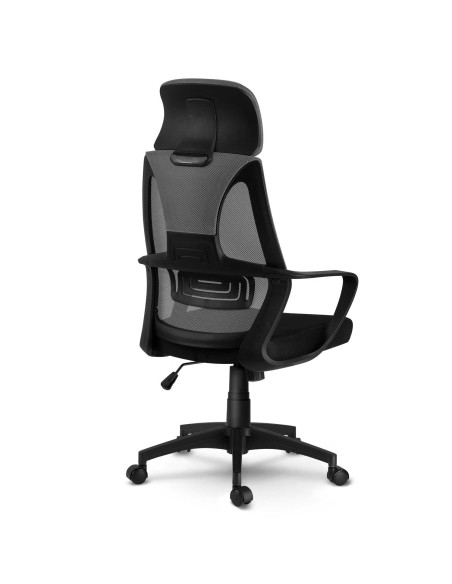 Praga mikromesh biuro fotelis - pilkas Praga mikromesh biuro fotelis - pilkas