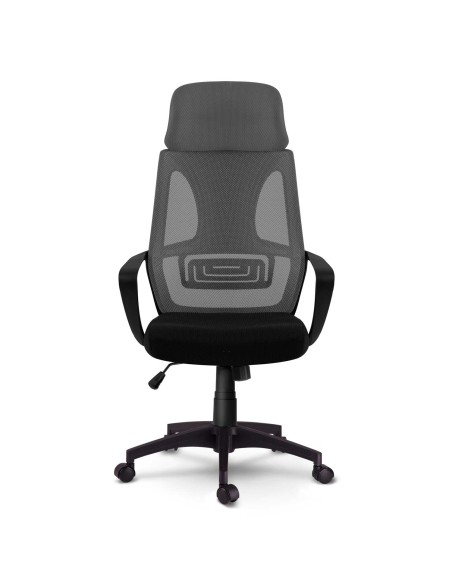 Praga mikromesh biuro fotelis - pilkas Praga mikromesh biuro fotelis - pilkas