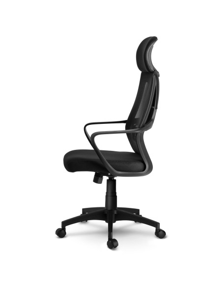Praga mikromesh biuro fotelis - juodas Praga mikromesh biuro fotelis - juodas