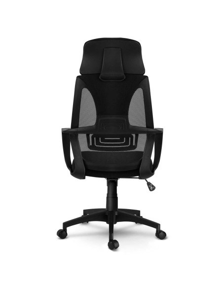 Praga mikromesh biuro fotelis - juodas Praga mikromesh biuro fotelis - juodas