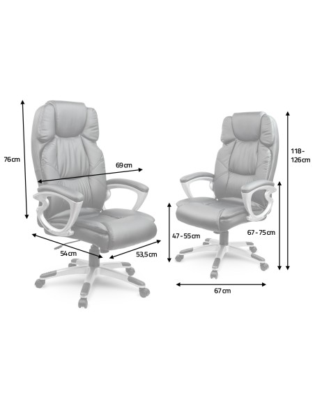 Odinis biuro fotelis Sofotel EG-227 juodas Odinis biuro fotelis Sofotel EG-227 juodas