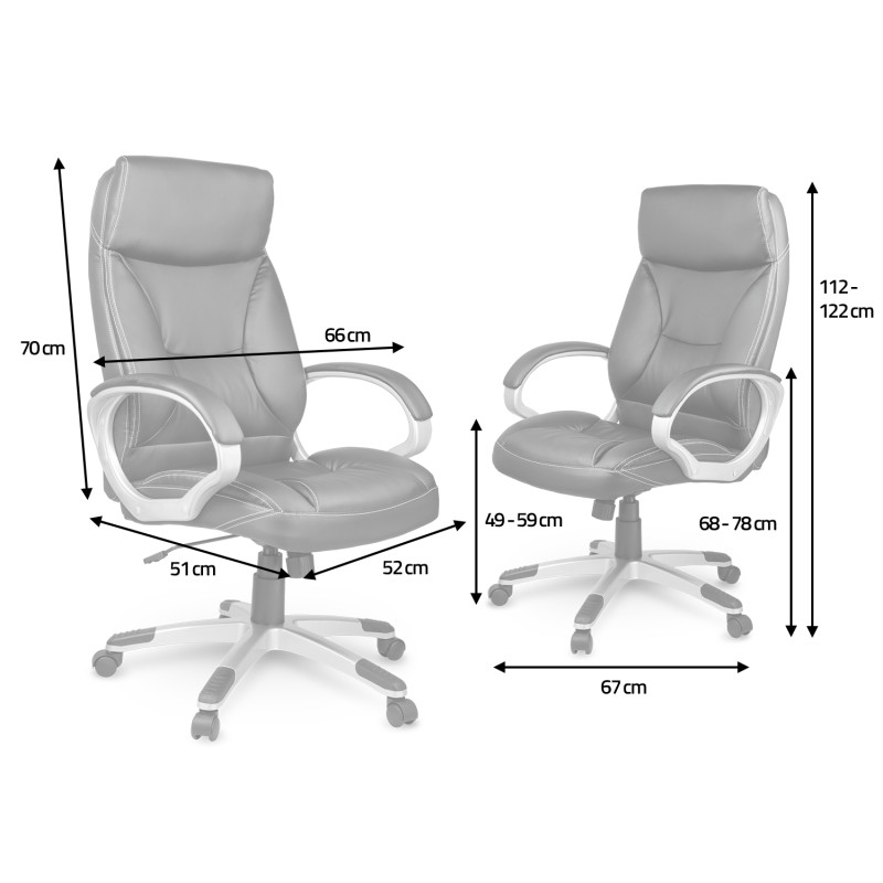 Odinis biuro fotelis Sofotel EG-223 juodas