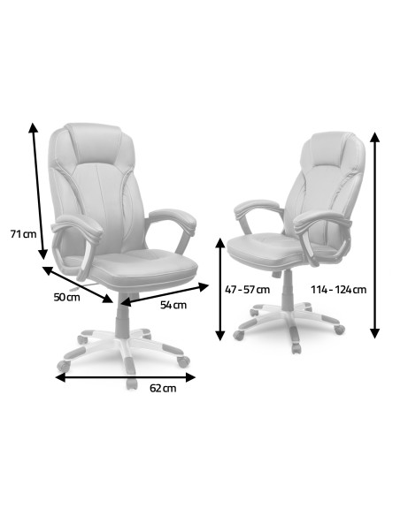 Odinis biuro fotelis Sofotel EG-222 juodas Odinis biuro fotelis Sofotel EG-222 juodas