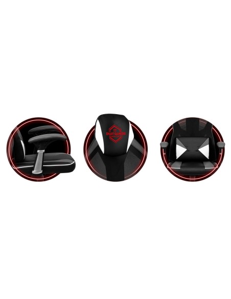 Juodai balta žaidimų kėdė Shiro Juodai balta žaidimų kėdė Shiro