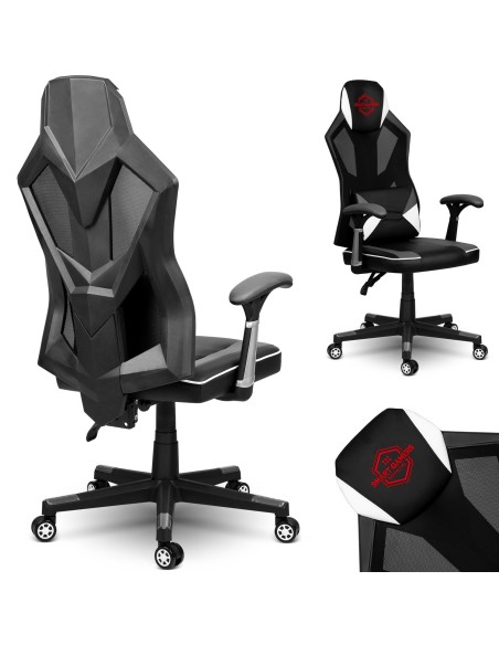 Juodai balta žaidimų kėdė Shiro Juodai balta žaidimų kėdė Shiro