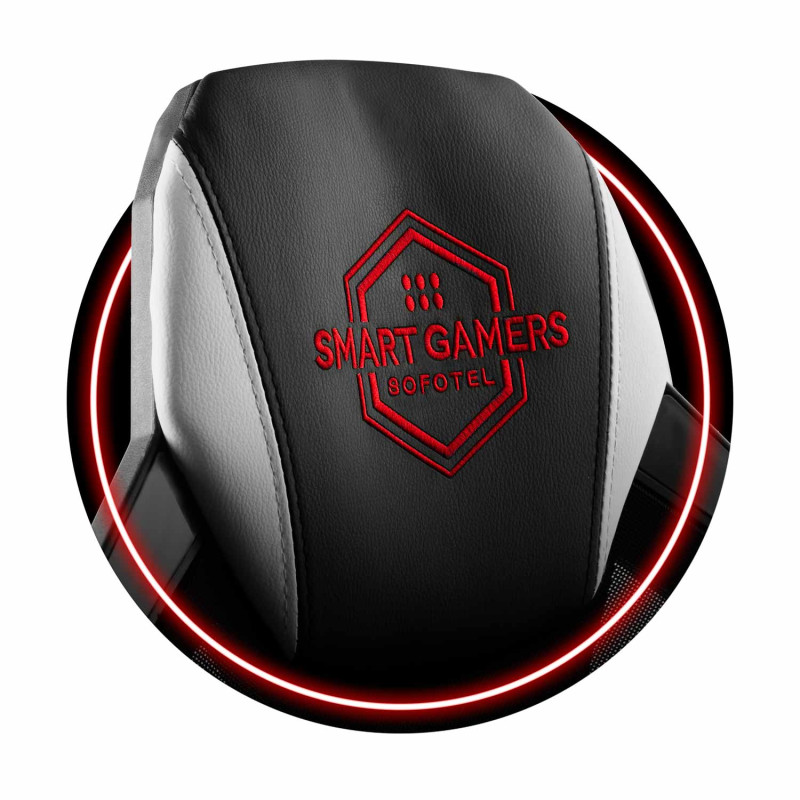 Juodai balta žaidimų kėdė Shiro