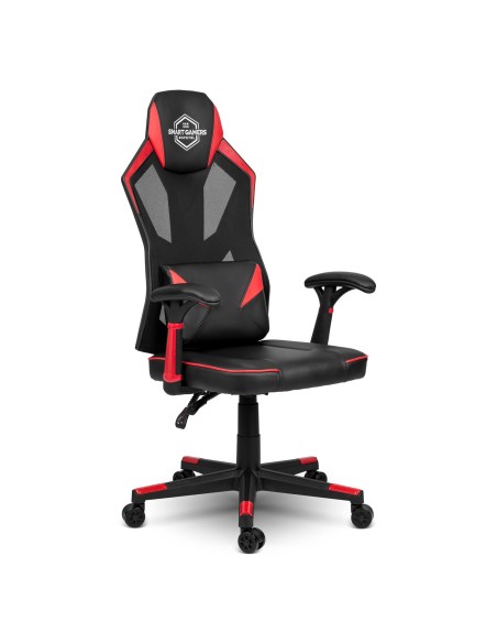 Juoda ir raudona Shiro žaidimų kėdė Juoda ir raudona Shiro žaidimų kėdė