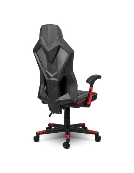 Juoda ir raudona Shiro žaidimų kėdė Juoda ir raudona Shiro žaidimų kėdė