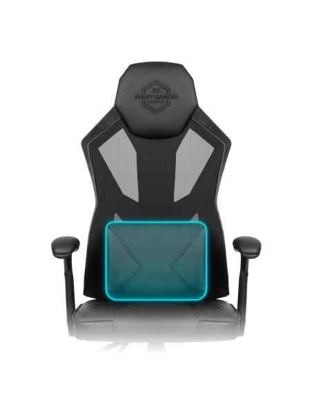 Shiro juoda žaidimų kėdė Shiro juoda žaidimų kėdė