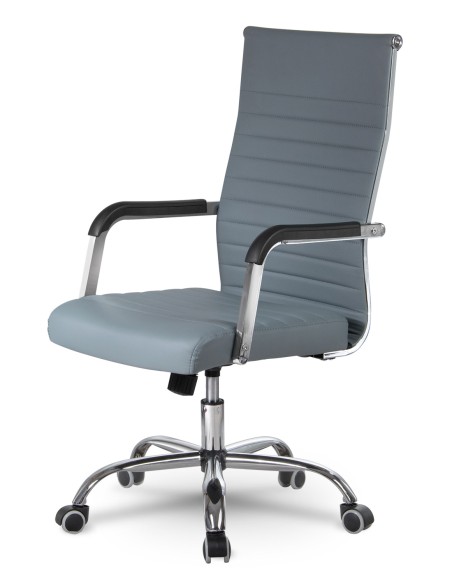 Biuro fotelis modernaus dizaino Taigi fotelis Boston pilka Biuro fotelis modernaus dizaino Taigi fotelis Boston pilka
