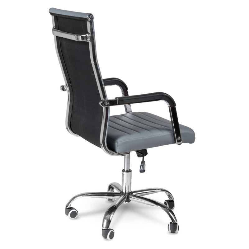 Biuro fotelis modernaus dizaino Taigi fotelis Boston pilka