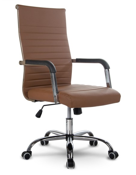 Biuro fotelis modernaus dizaino Taigi fotelis Boston rudas Biuro fotelis modernaus dizaino Taigi fotelis Boston rudas