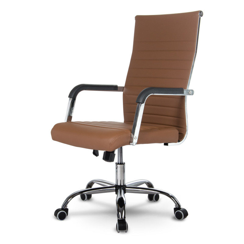 Biuro fotelis modernaus dizaino Taigi fotelis Boston rudas