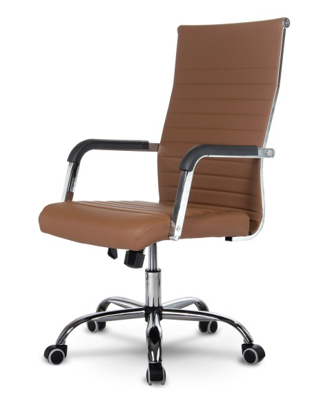 Biuro fotelis modernaus dizaino Taigi fotelis Boston rudas Biuro fotelis modernaus dizaino Taigi fotelis Boston rudas