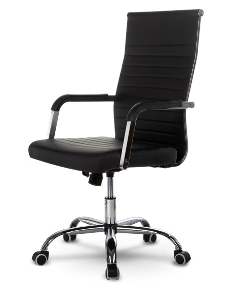 Biuro fotelis modernaus dizaino So fotelis Boston juodas Biuro fotelis modernaus dizaino So fotelis Boston juodas