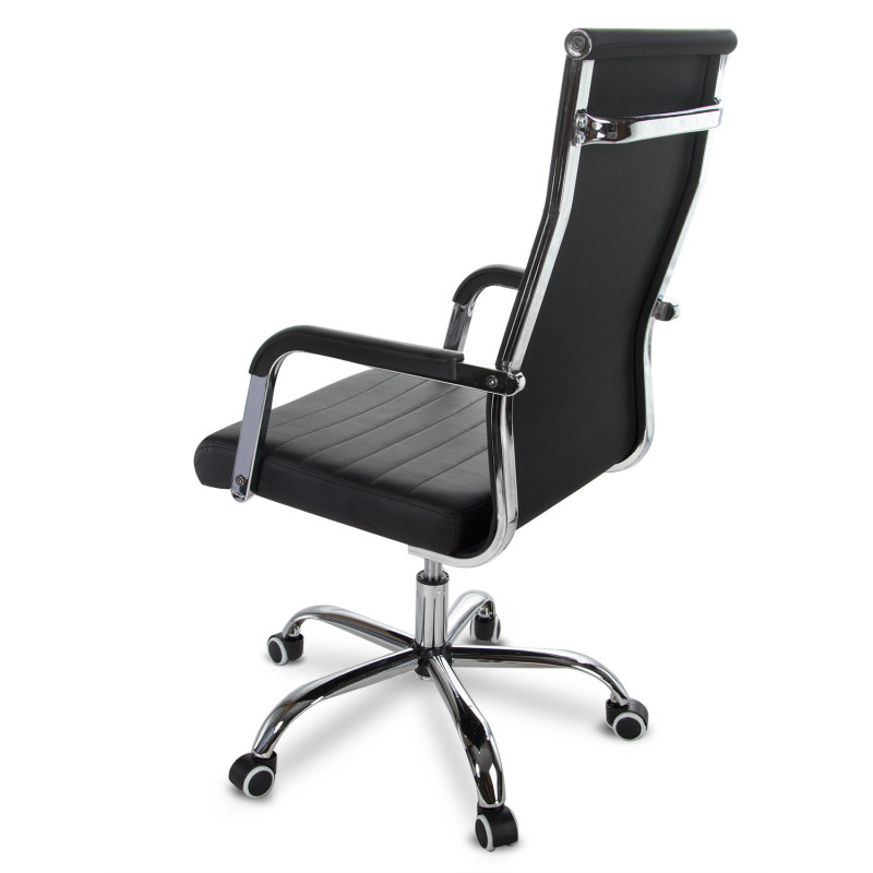 Biuro fotelis modernaus dizaino So fotelis Boston juodas