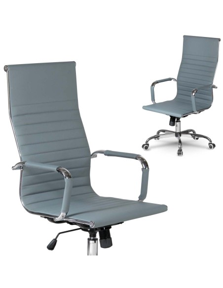 Modernaus dizaino biuro fotelis Sofotel Tokio pilka Modernaus dizaino biuro fotelis Sofotel Tokio pilka