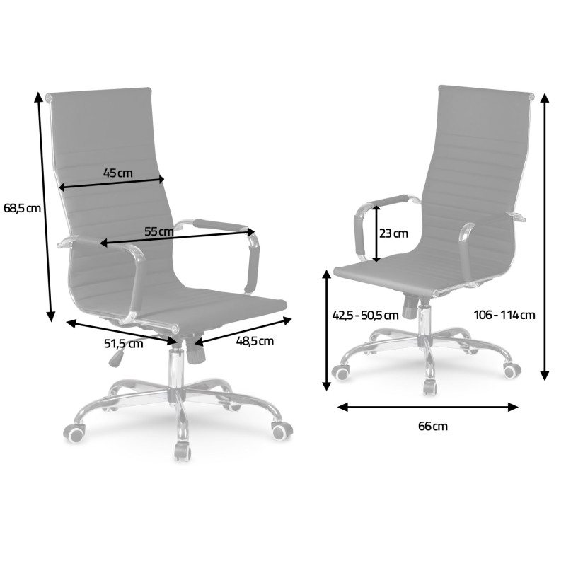 Modernaus dizaino biuro fotelis Sofotel Tokio juodas