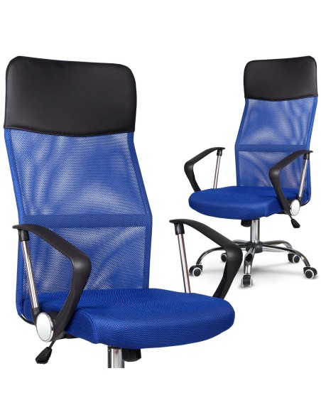 Sidney mėlynas mikrotinklo biuro fotelis Sidney mėlynas mikrotinklo biuro fotelis