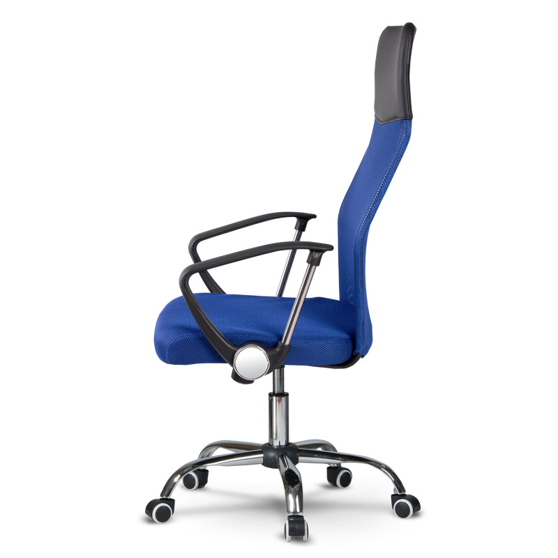 Sidney mėlynas mikrotinklo biuro fotelis