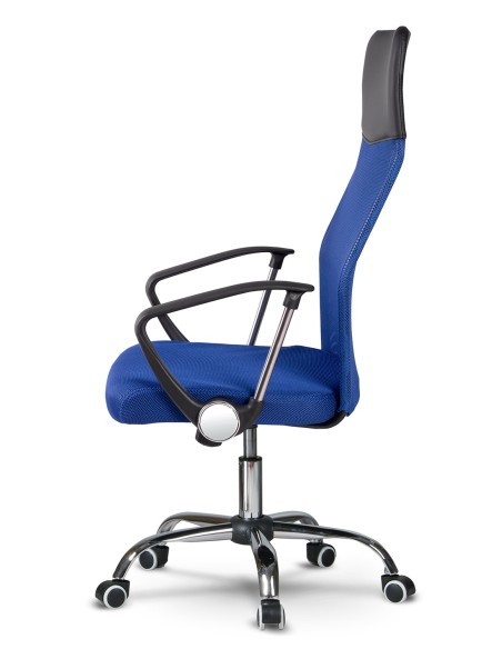 Sidney mėlynas mikrotinklo biuro fotelis Sidney mėlynas mikrotinklo biuro fotelis